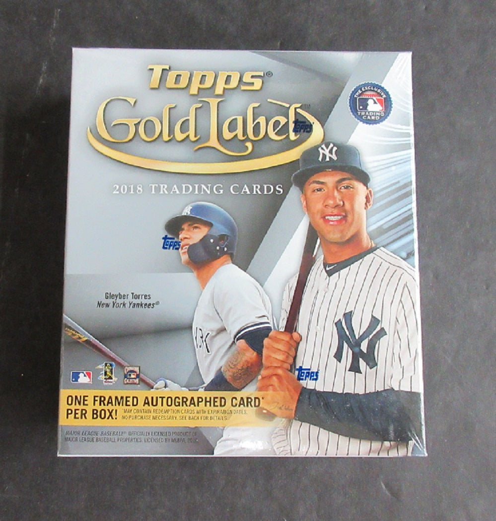 2018 Topps Gold Label Baseball Box (Hobby) (7/5)