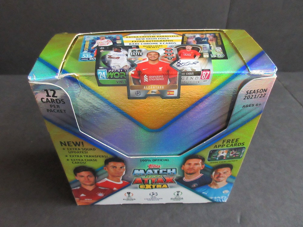 2021/22 Topps Match Attax Extra Soccer Box (24/12)