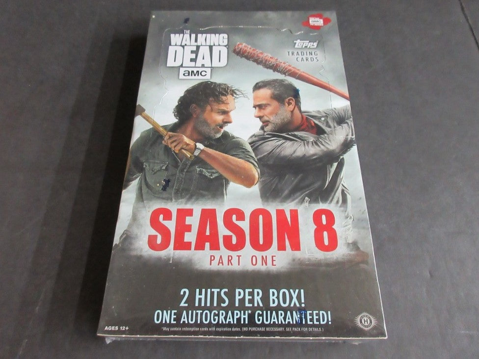walking dead card sleeves 2018 Topps The Walking Dead Season 8 Part 1 Box (Hobby) (24/8) – Baseball Card Exchange