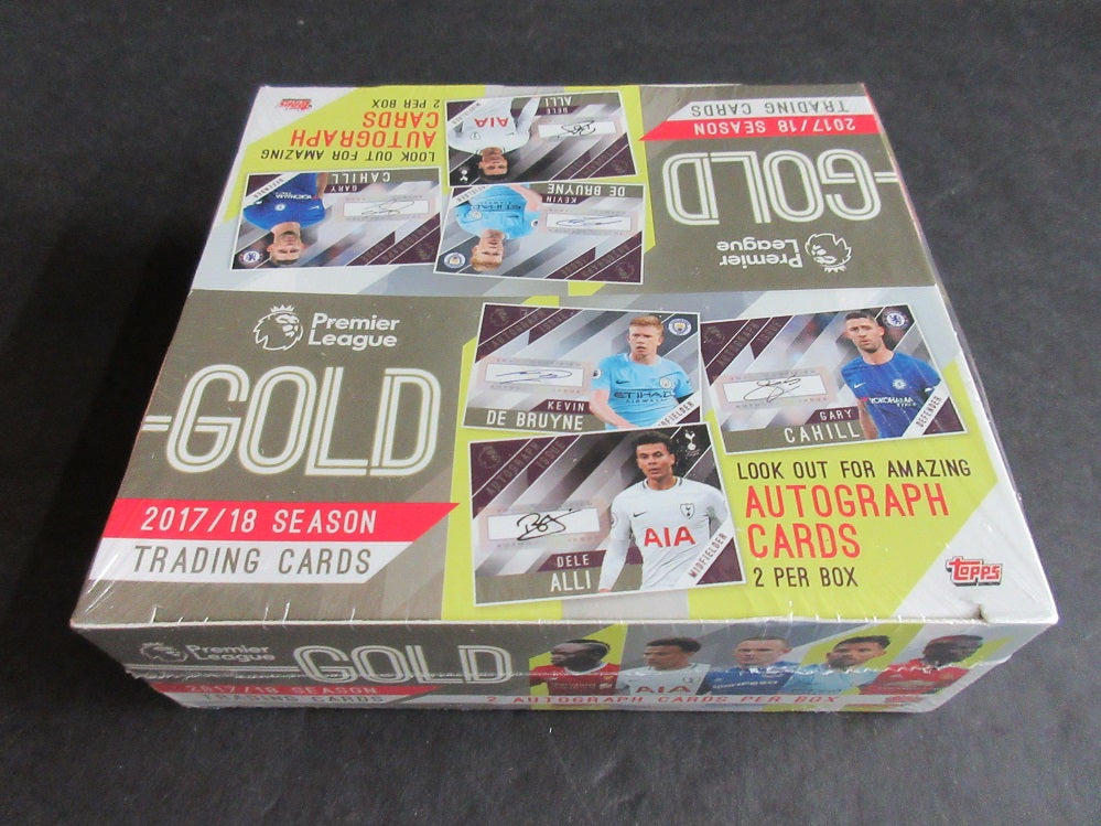 2017/18 Topps Premier League Gold Soccer Box (Retail) (24/5)