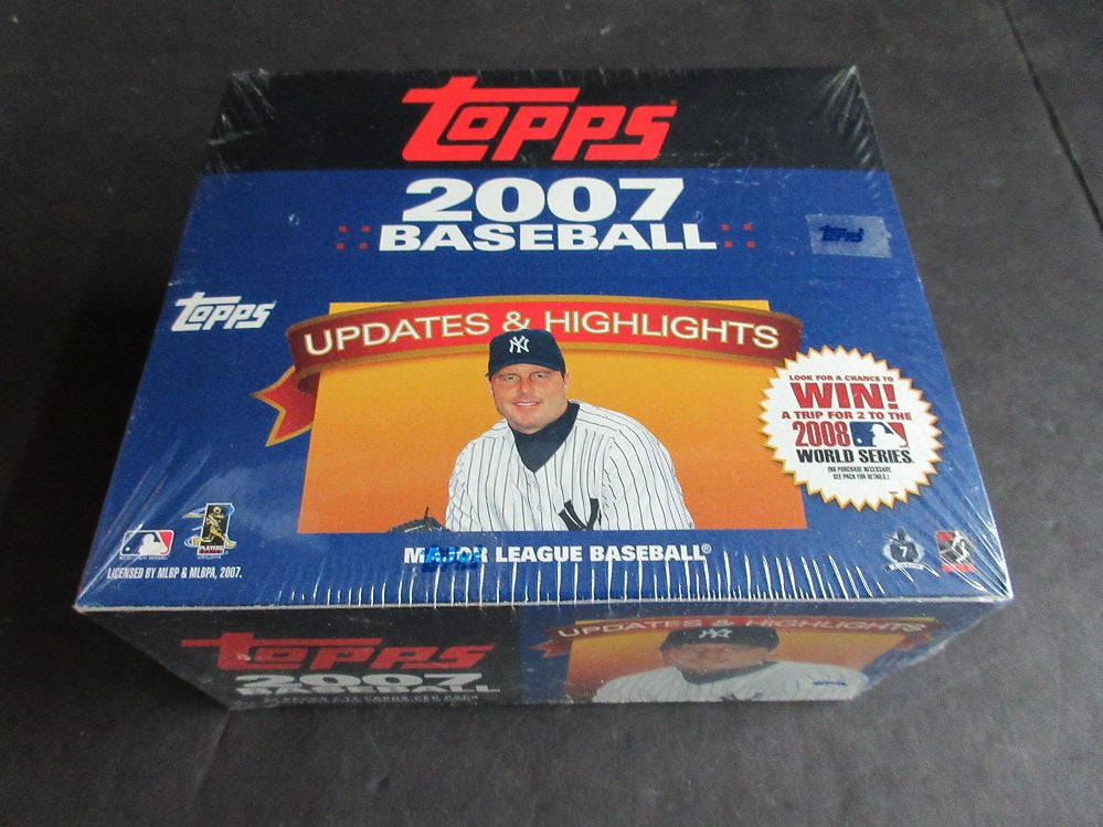 2007 Topps Baseball Updates & Highlights Series Box (Retail) (24/12)
