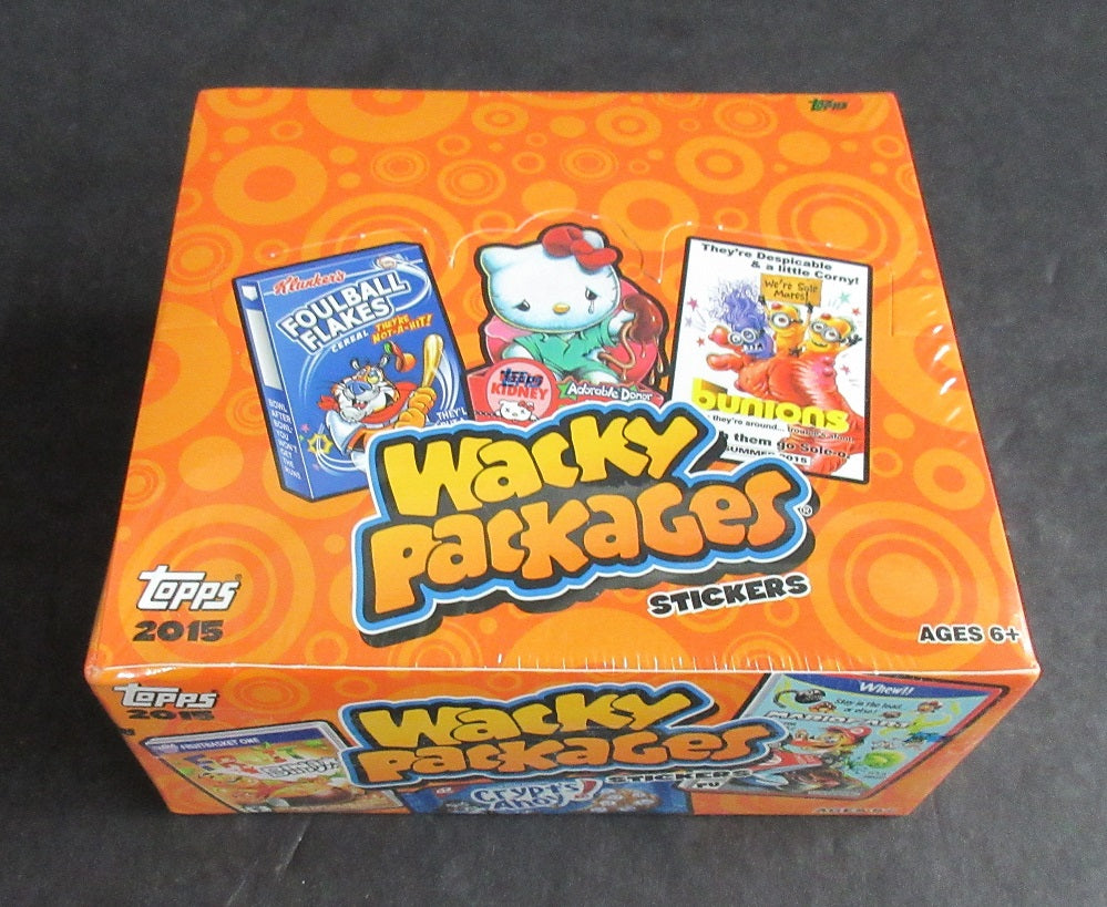 2015 Topps Wacky Packages Sticker Box (24/10)