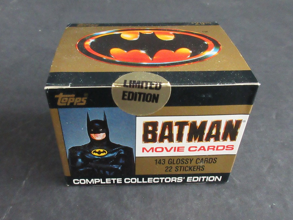 1989 Topps Batman Movie Cards 1st Series Factory Set