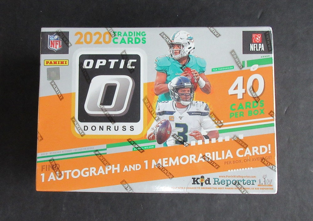 2020 Panini Donruss Optic Football Mega Box (10/4)