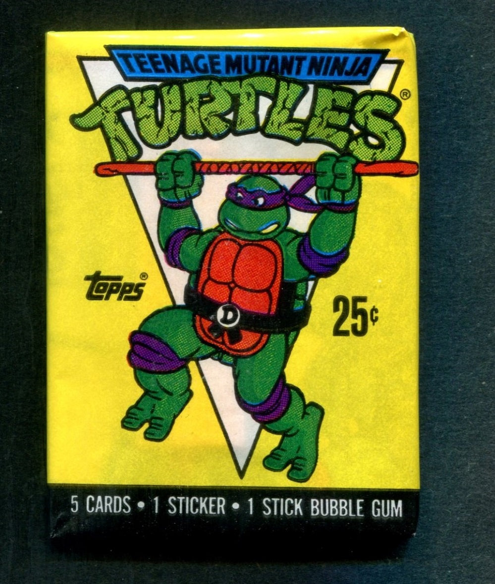 1989 Topps Teenage Mutant Ninja Turtles Unopened Wax Pack