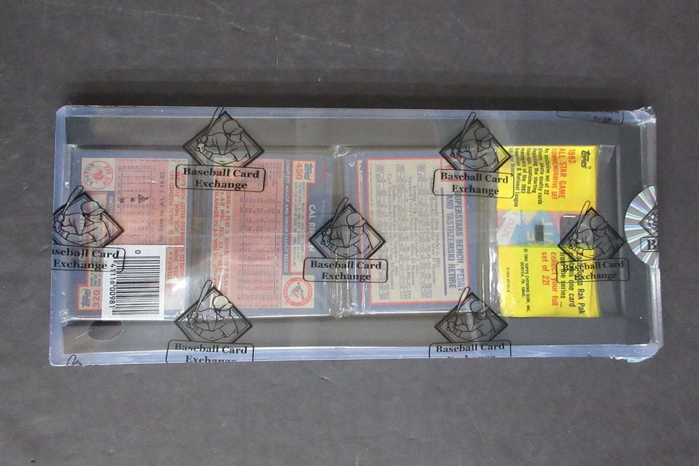 1984 Topps Baseball Unopened Rack Pack (BBCE) (Mattingly Top Ripken Back)