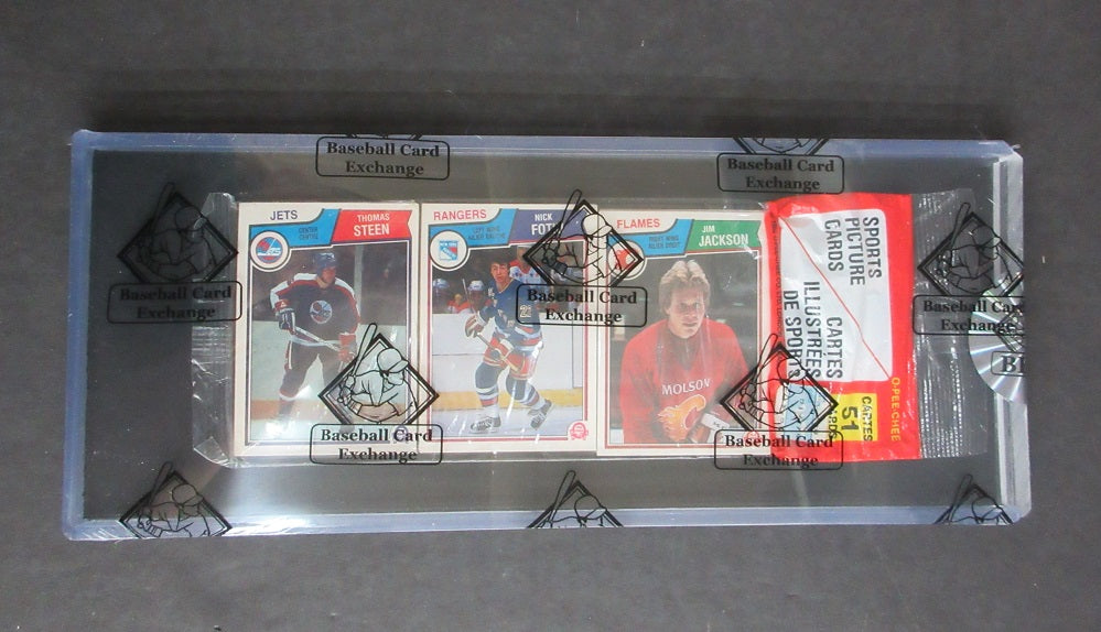 1983/84 OPC O-Pee-Chee Hockey Unopened Rack Pack (BBCE) (#9)