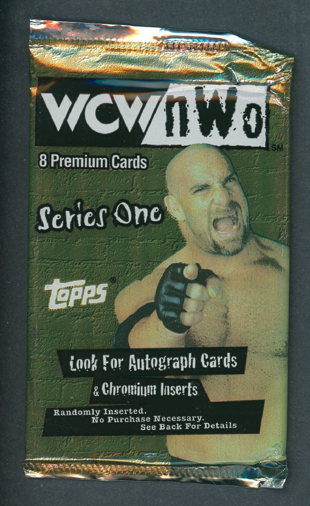 1998 Topps WCW NWO Wrestling Unopened Series 1 Pack (Retail)
