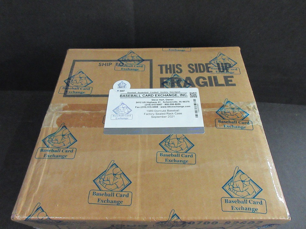 1989 Donruss Baseball Unopened Rack Case (BBCE) (A9687)