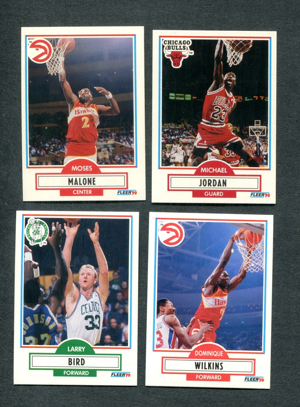 1990/91 Fleer Basketball Complete Set (w/o stickers) NM/MT MT (118) (23-217)