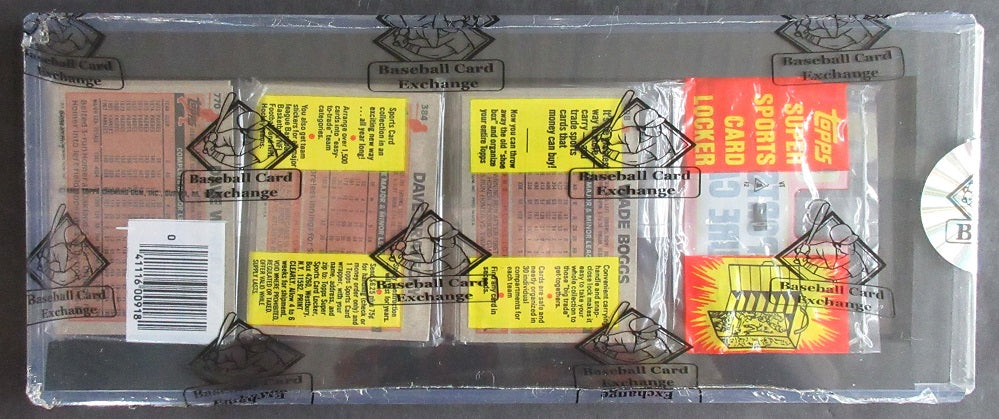 1983 Topps Baseball Unopened Rack Pack (Boggs Back) (BBCE)