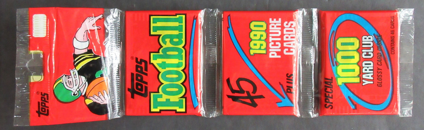 1990 Topps Football Unopened Rack Pack