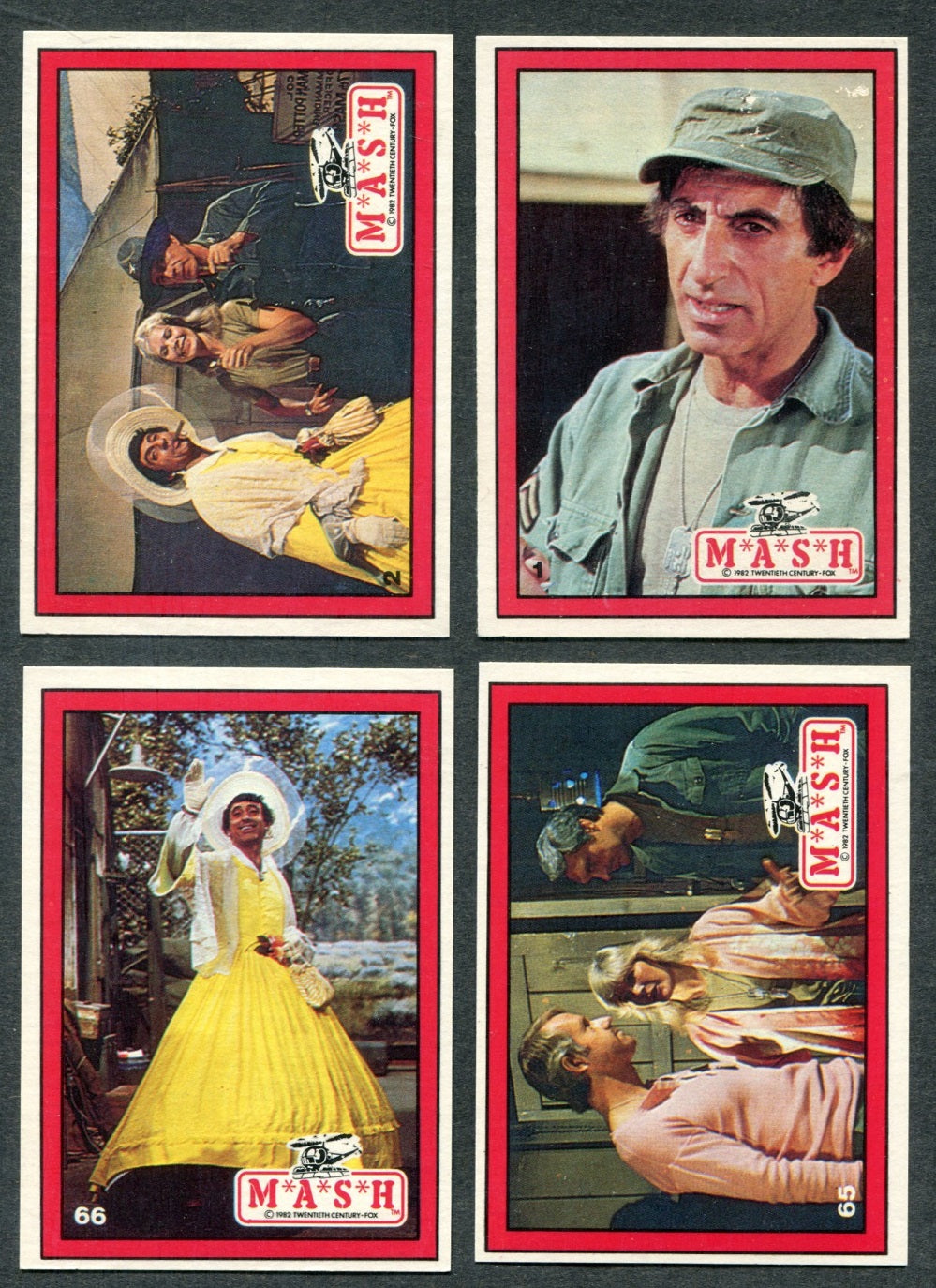 1982 Donruss M*A*S*H Complete Set (66) NM/MT