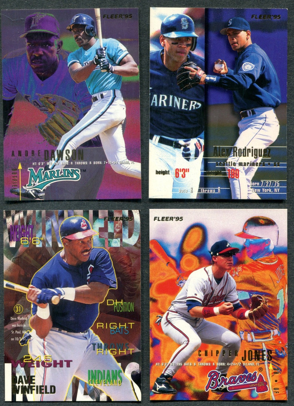 1995 Fleer Baseball Complete Update Set NM/MT (200) (23-242)
