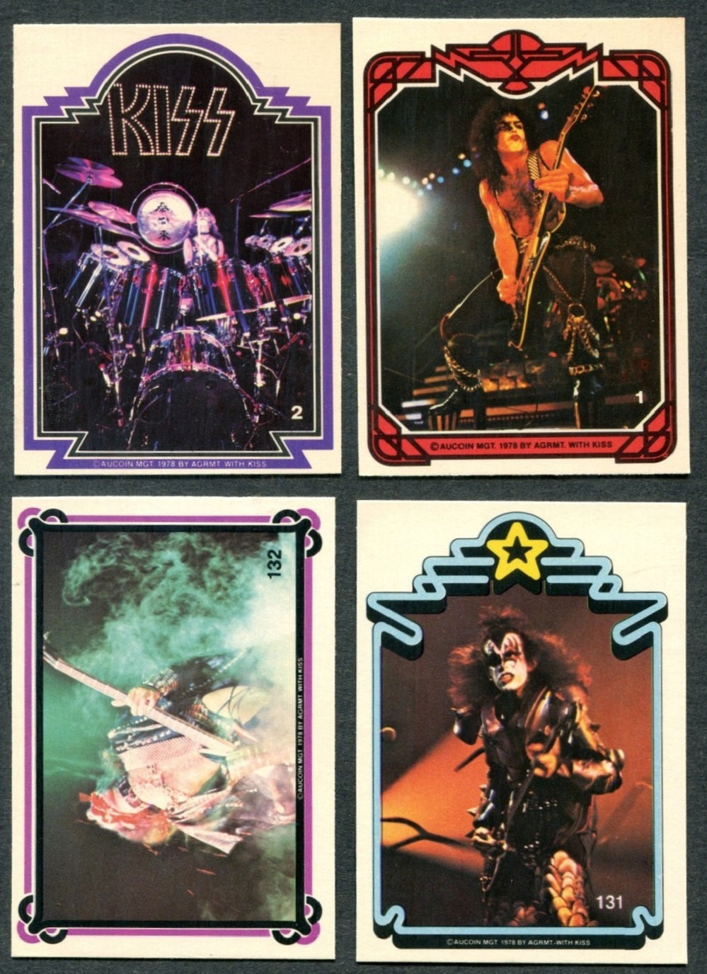 1978 Donruss KISS Complete Series 1 & 2 Set (132) NM NM/MT