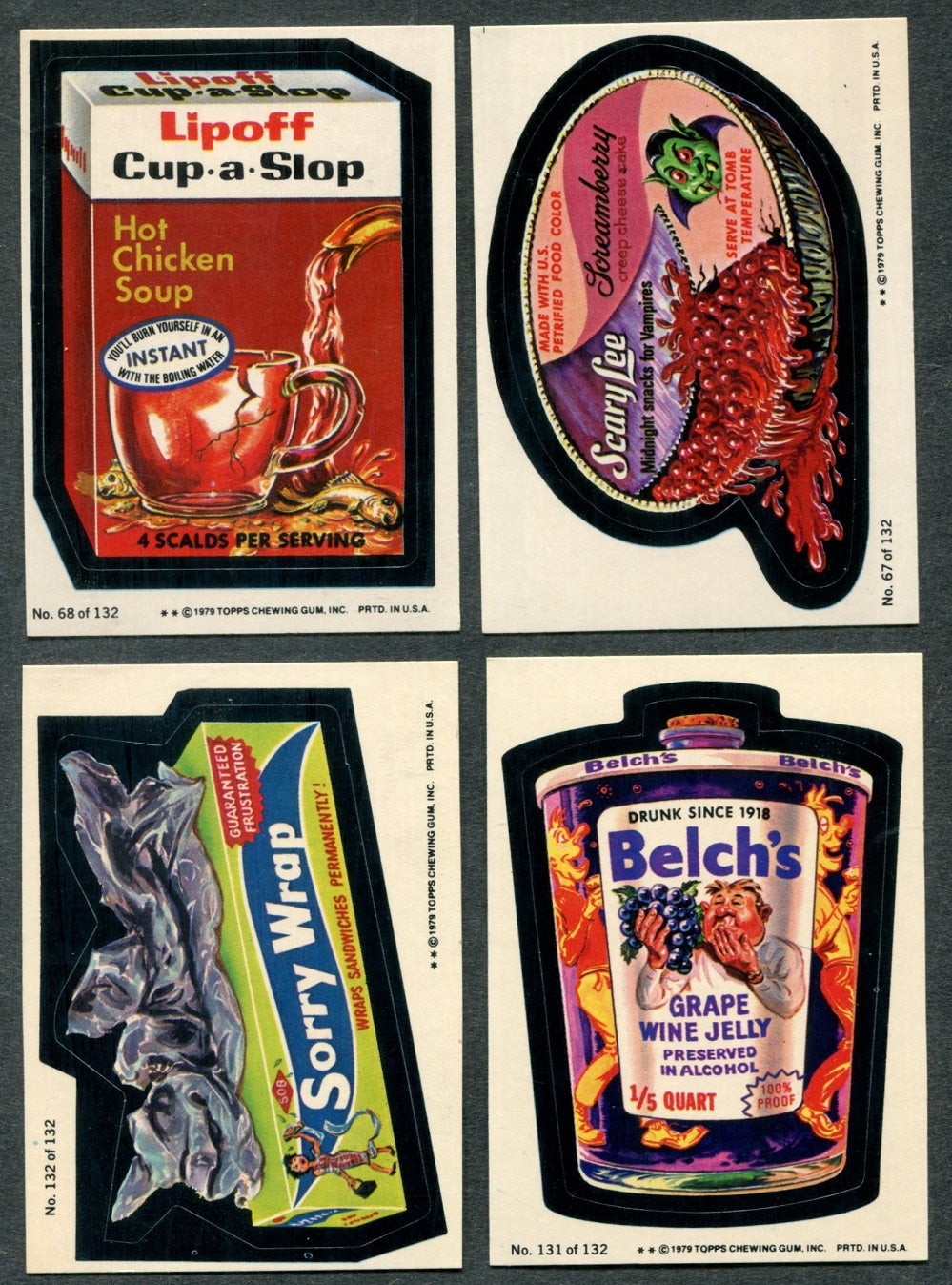 1979 Topps Wacky Packages Complete Series 2 Set (66) NM NM/MT