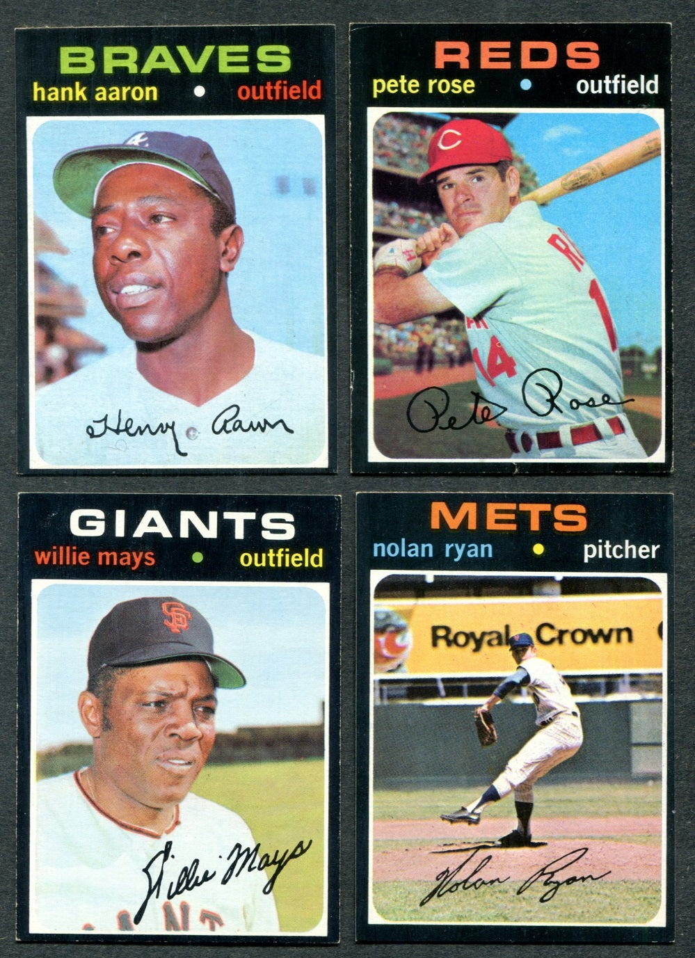 1971 Topps Baseball Partial Set EX NM (600/752) (23-247)