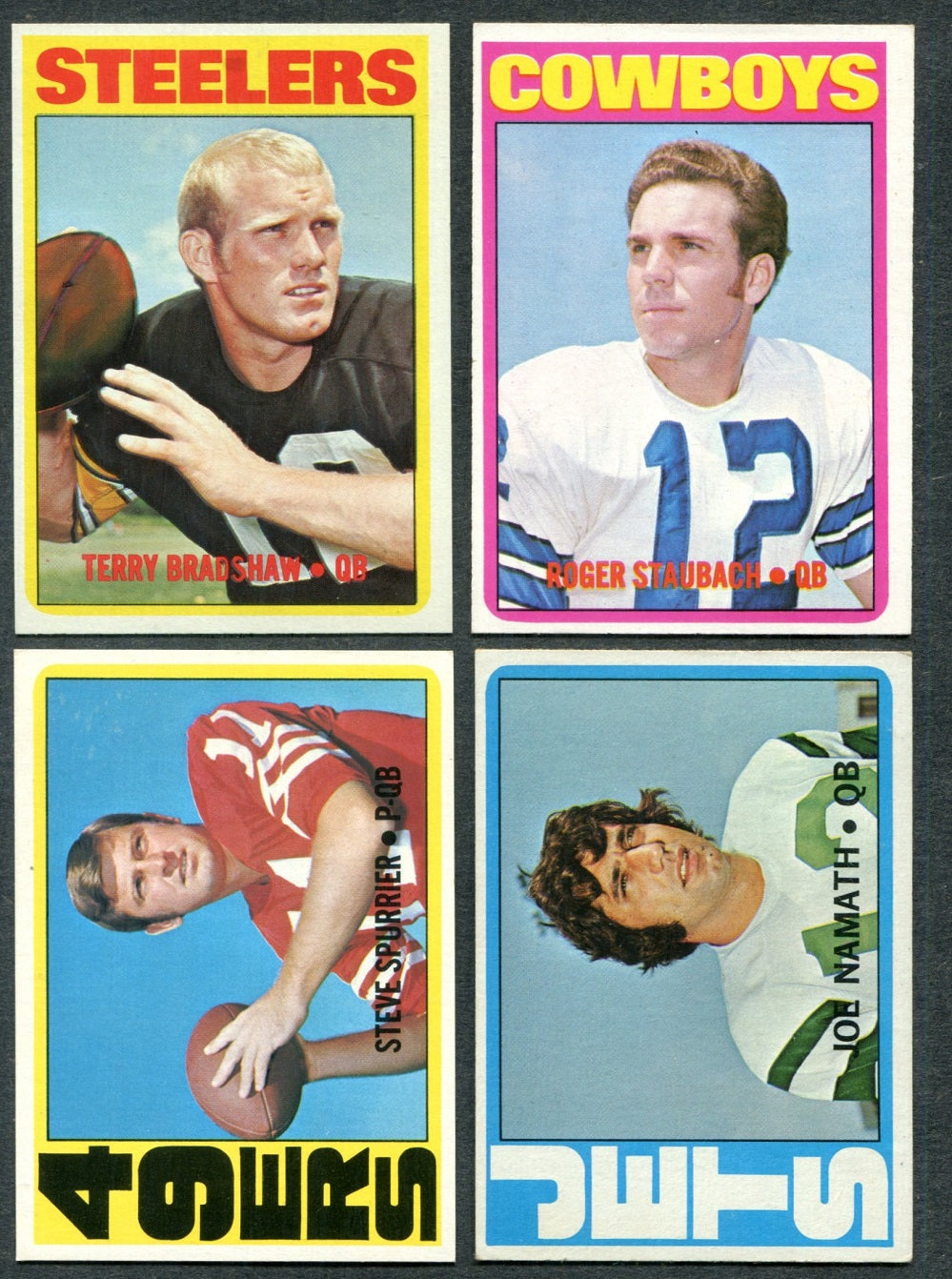 1972 Topps Football Partial Set EX NM (344/351) (23-262)