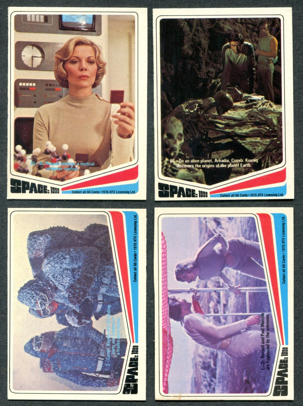 1976 Donruss Space: 1999 Complete Set (66) EX/MT NM