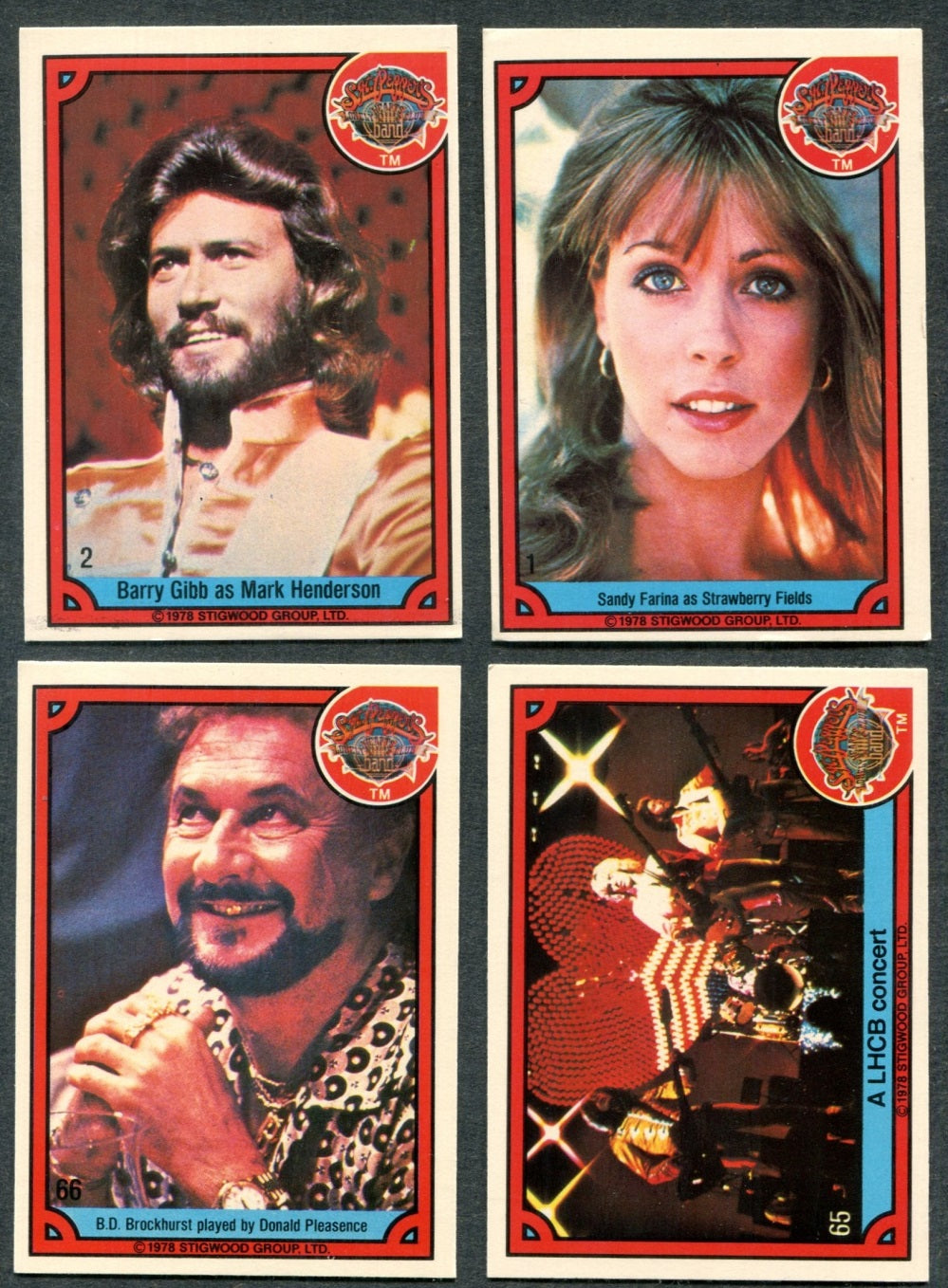 1978 Donruss SGT. Peppers Complete Set (66) NM