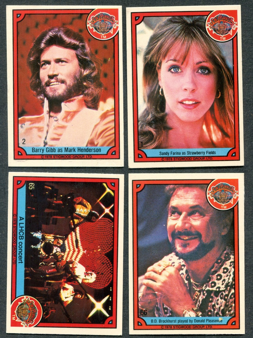 1978 Donruss SGT. Peppers Complete Set (66) NM NM/MT