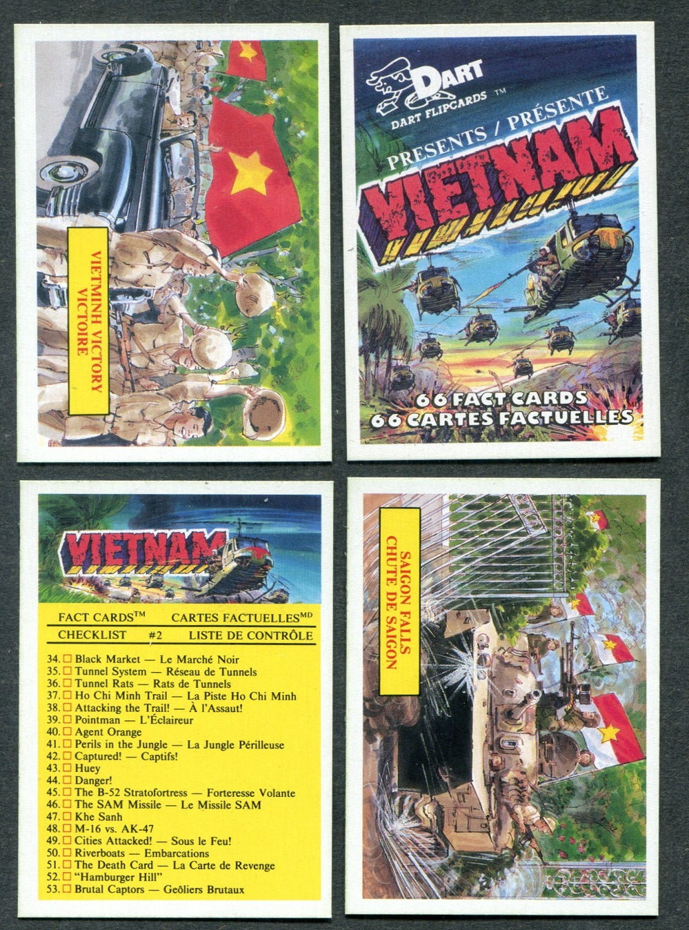 1988 Dart Vietnam Complete Set (66) NM/MT