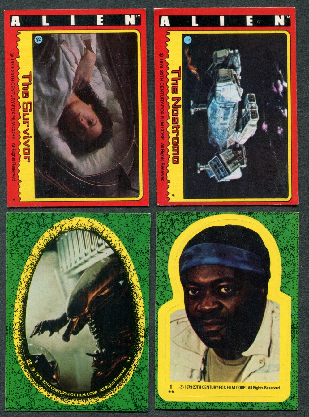 1979 Topps Alien Complete Set (w/ stickers) (84/22) EX/MT NM