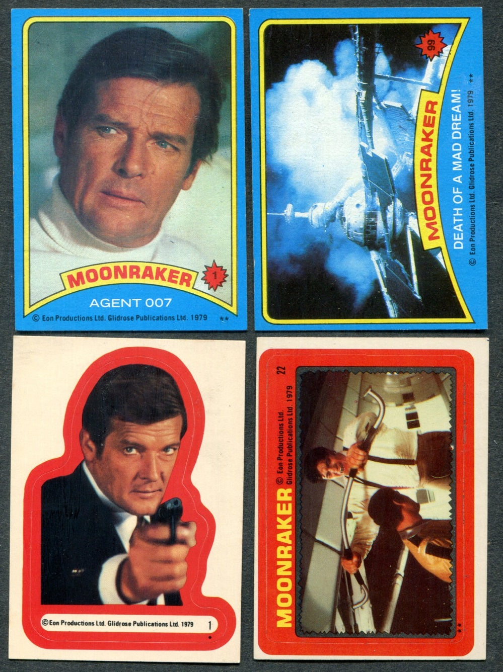 1979 Topps Moonraker Complete Set (w/ stickers) (99/22) NM