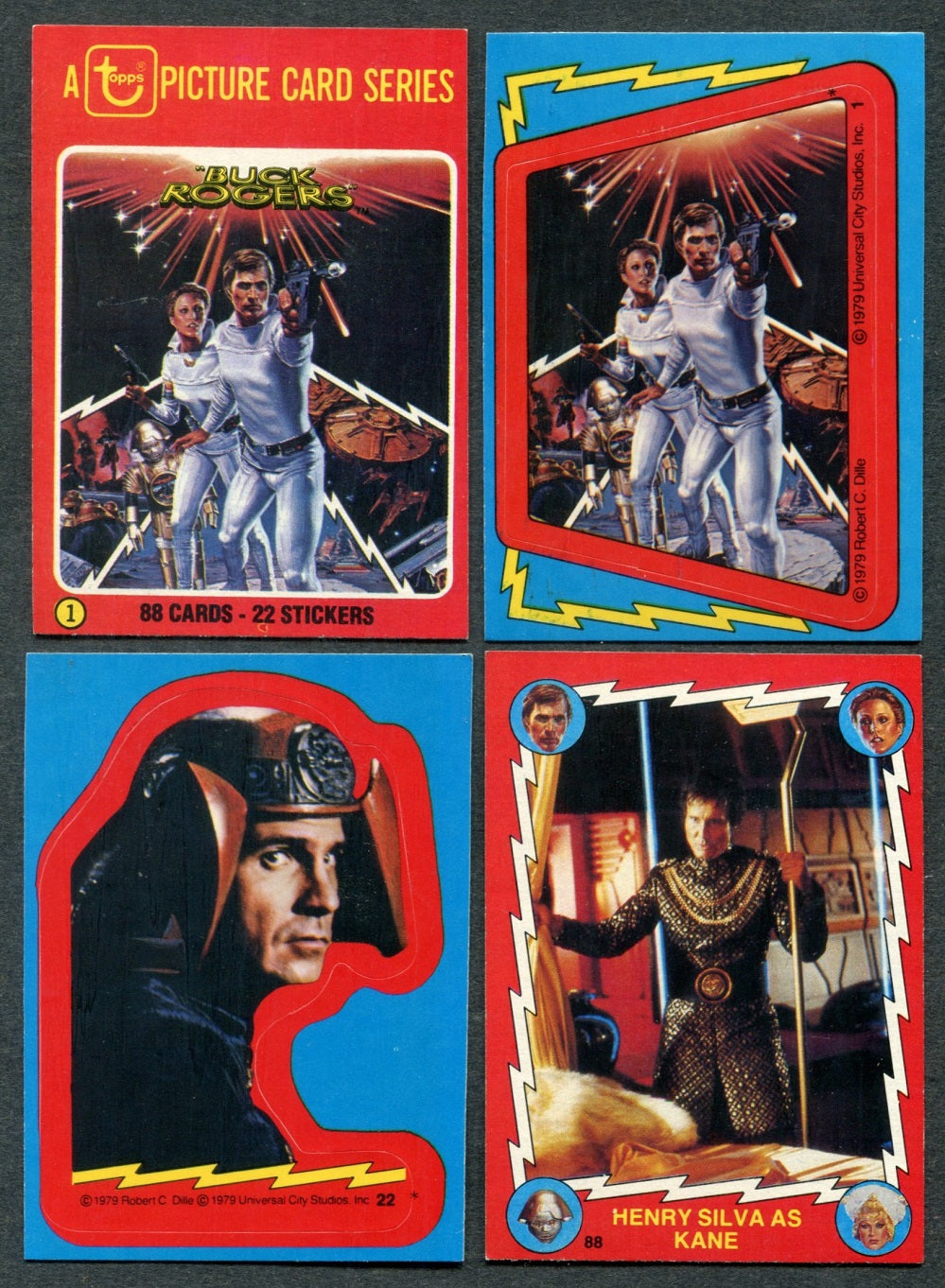 1979 Topps Buck Rogers Complete Set (w/ stickers) (88/22) NM NM+