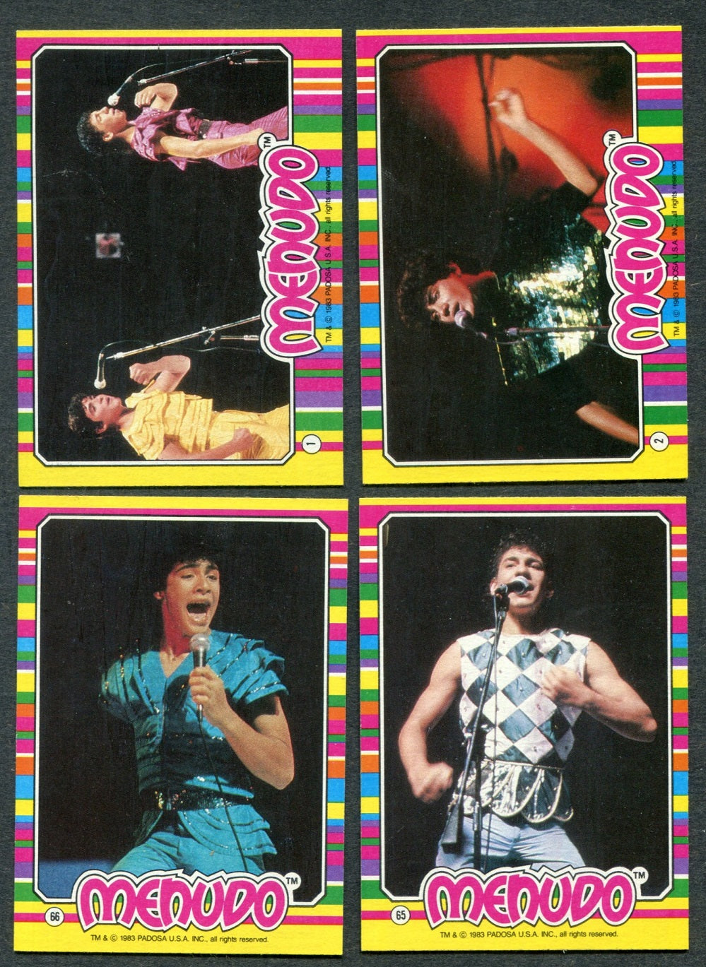 1983 Topps Menudo Complete Set (66) NM NM/MT