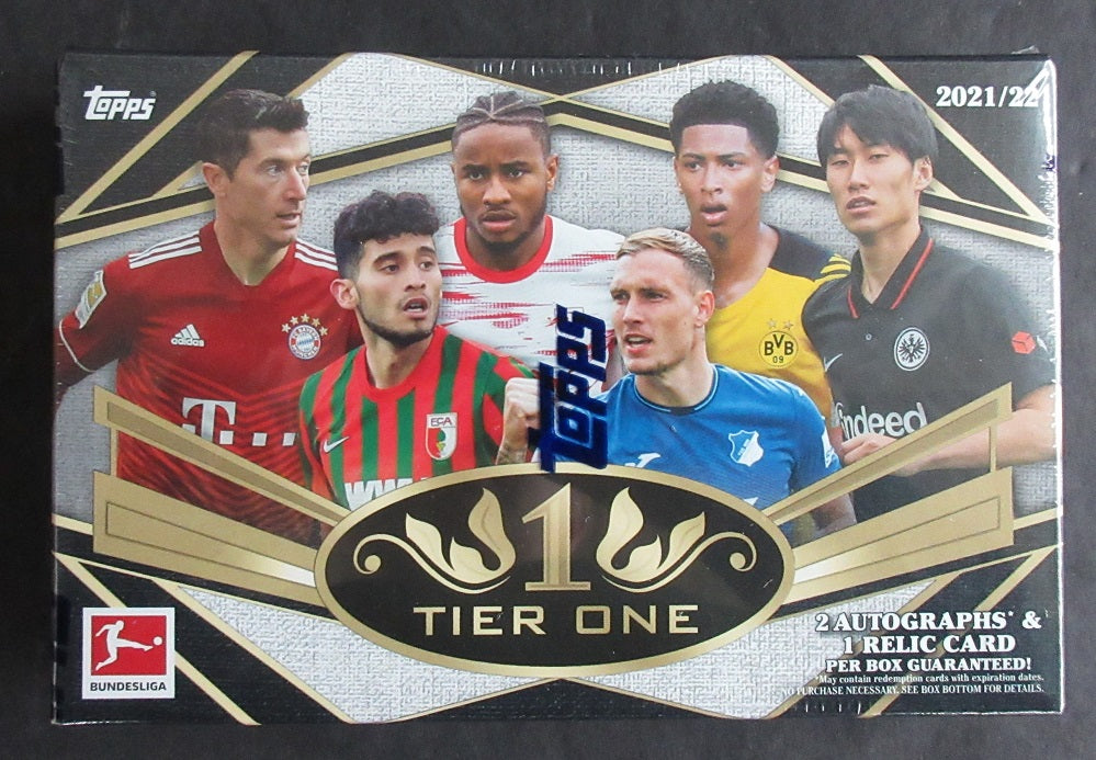 2021/22 Topps Tier One Bundesliga Soccer Box (Hobby) (1/3)