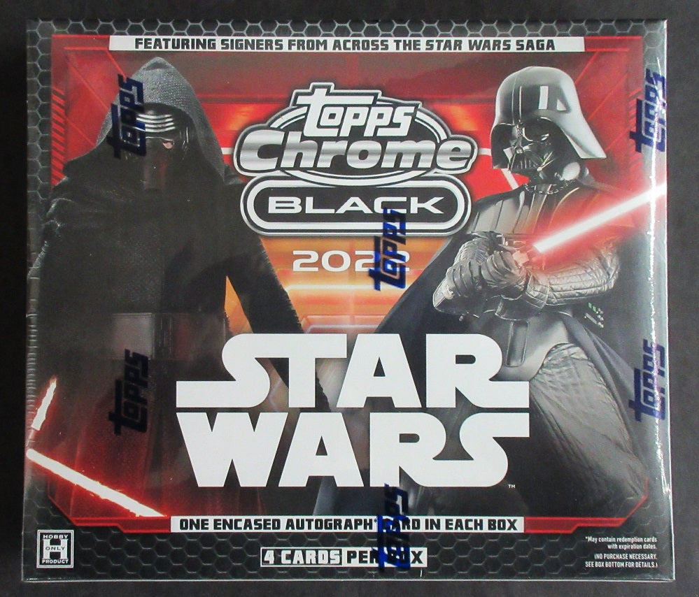 2022 Topps Chrome Black Star Wars Box (Hobby) (4 Cards)
