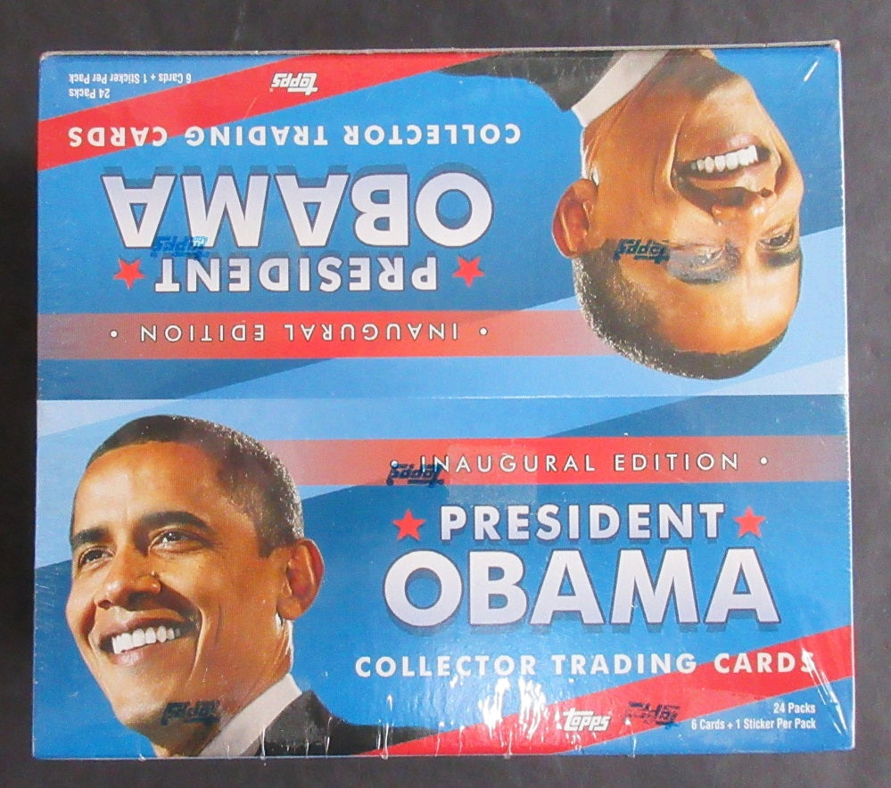 2008 Topps President Obama Inaugural Edition Box (24/6+1)