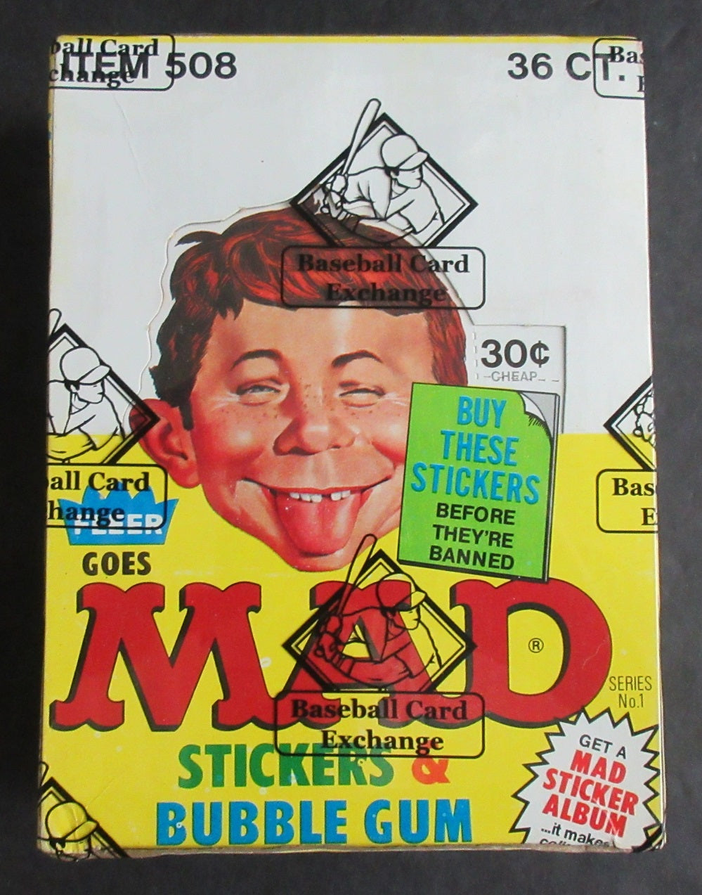 1983 Fleer Mad Unopened Wax Box (BBCE)