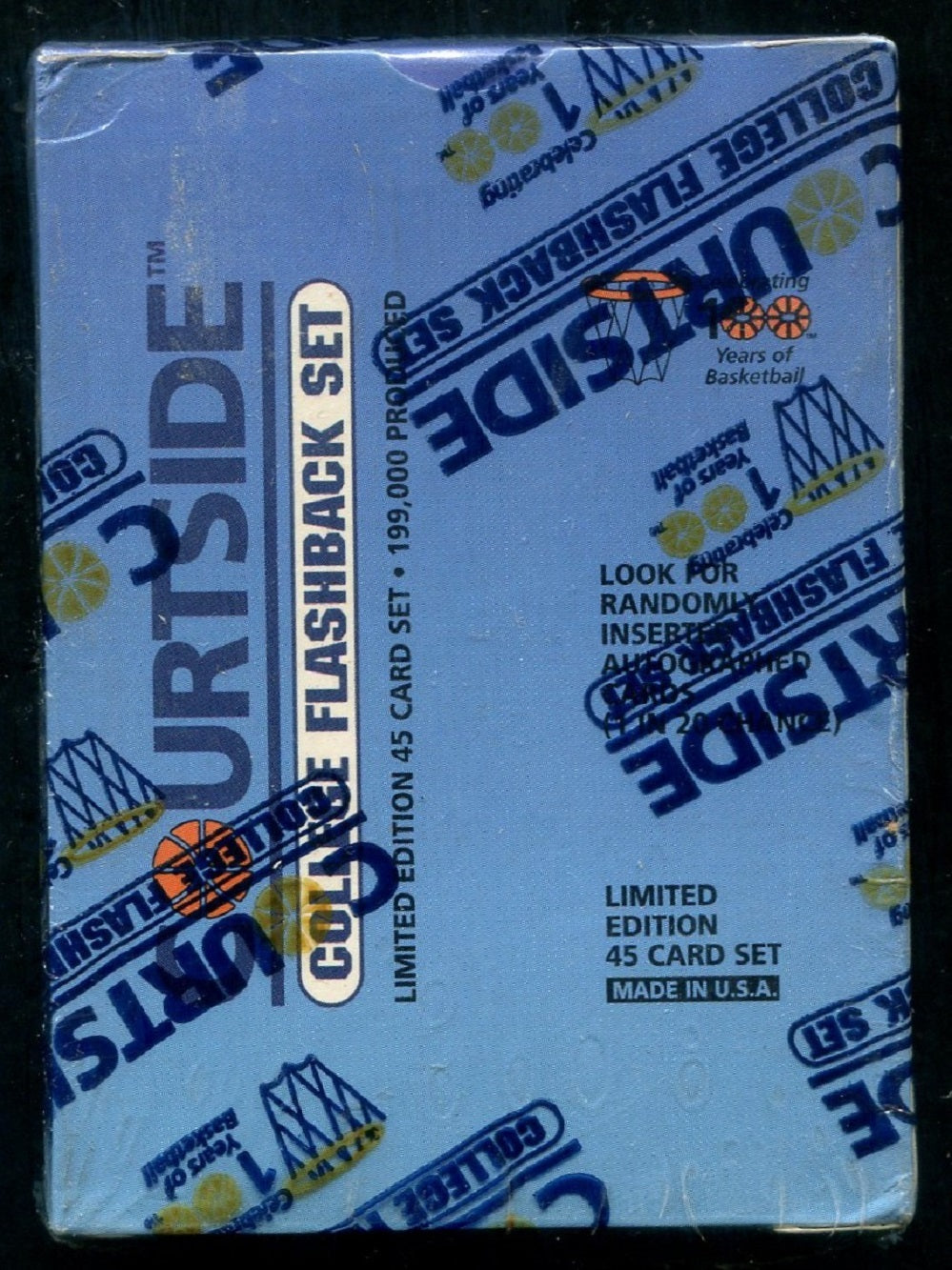 1992 Courtside Basketball College Flashback Factory Set (45)