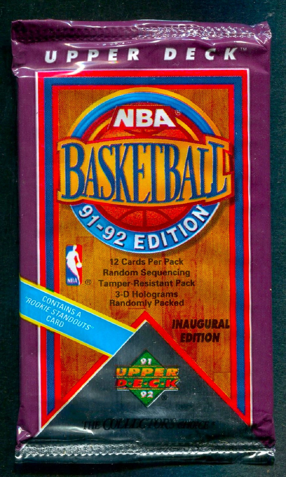 1991/92 Upper Deck Basketball Unopened Low Series Locker Pack (12)