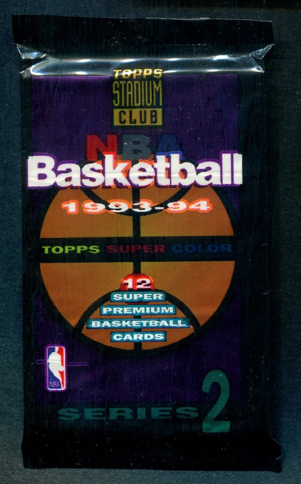 1993/94 Topps Stadium Club Basketball Unopened Series 2 Pack