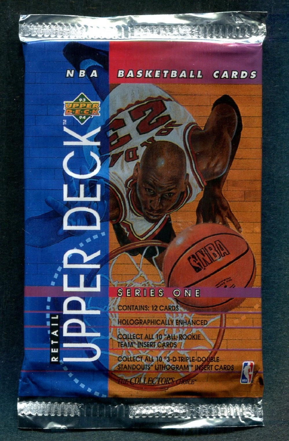 1993/94 Upper Deck Basketball Unopened Series 1 Pack (Retail) (12)