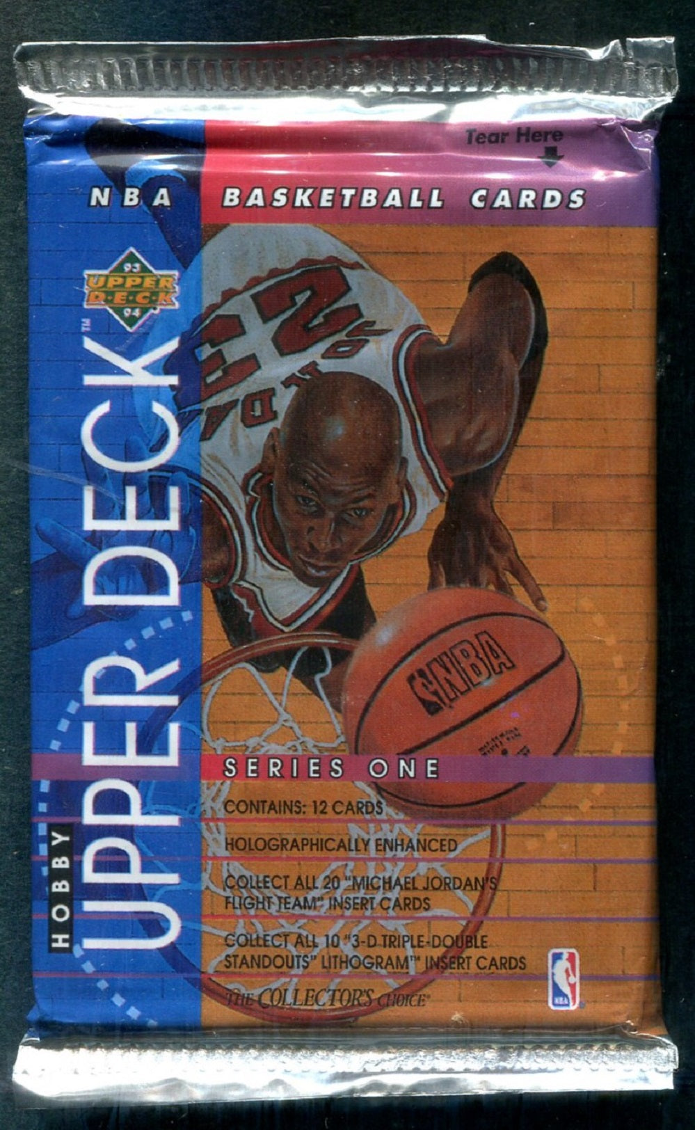 1993/94 Upper Deck Basketball Unopened Series 1 Pack (Hobby) (12)