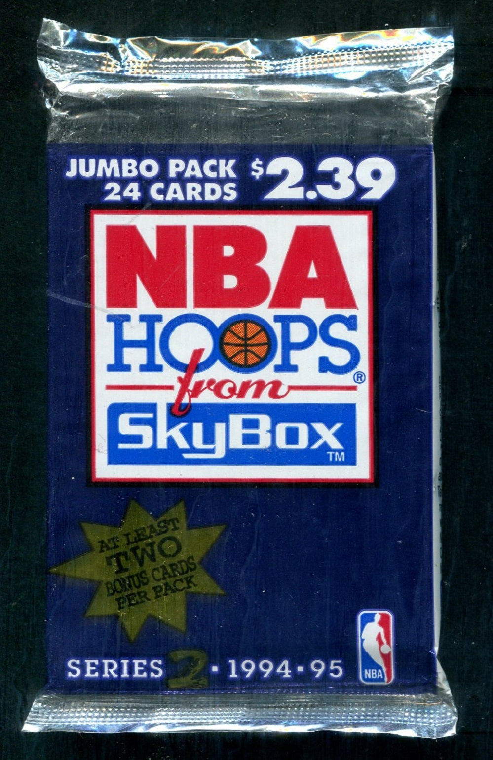 1994/95 Hoops Basketball Unopened Series 2 Jumbo Pack (Pre-Priced) (24)