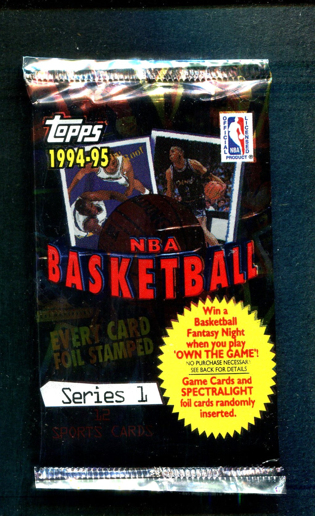 1994/95 Topps Basketball Unopened Series 1 Pack (12)