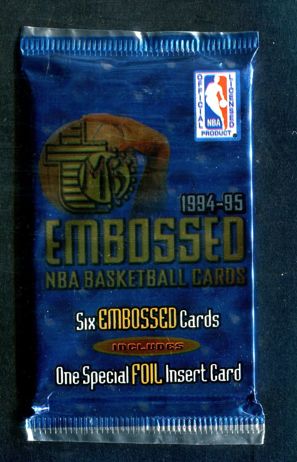 1994/95 Topps Embossed Basketball Unopened Pack (6)