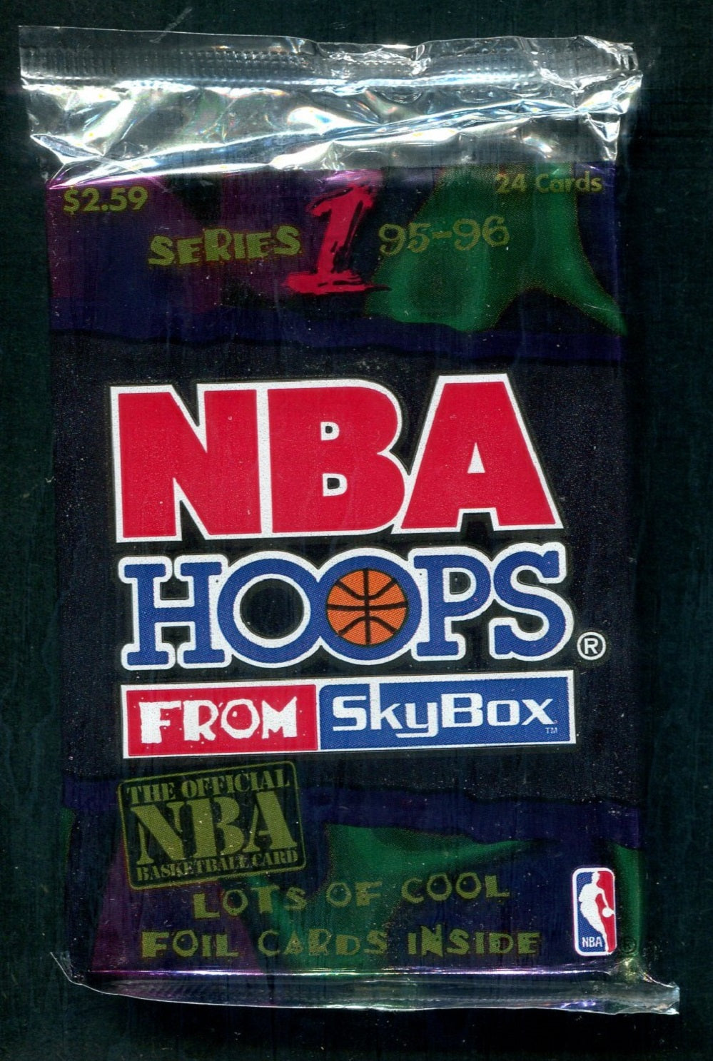 1995/96 Hoops Basketball Unopened Series 1 Jumbo Pack (24)