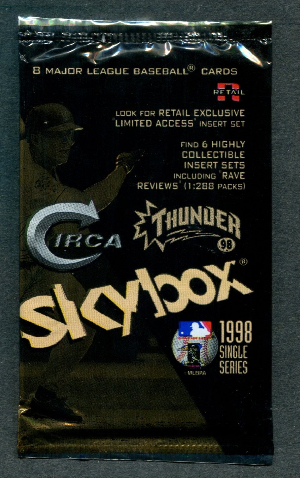 1998 Skybox Thunder Baseball Unopened Pack (Retail)