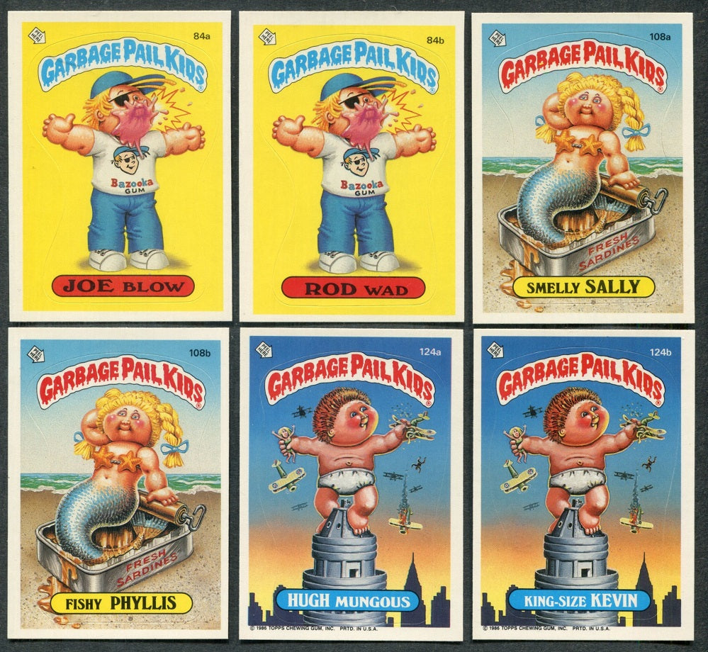 1986 Topps Garbage Pail Kids Series 3 Complete Set (82) NM NM/MT