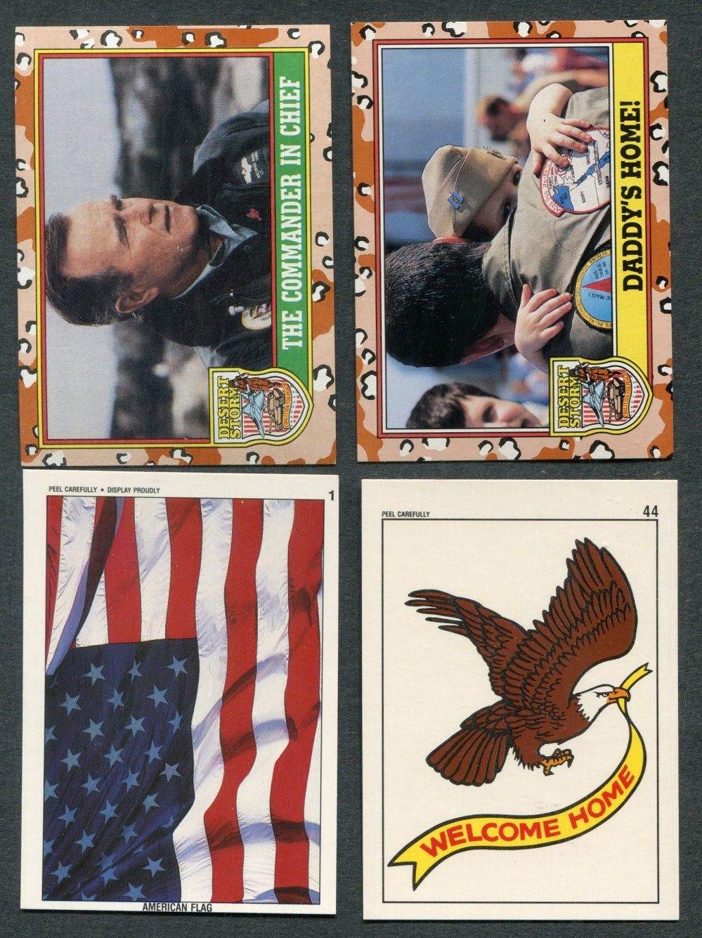 1991 Topps Desert Storm Trading Cards Complete Set (264/44) NM/MT MT
