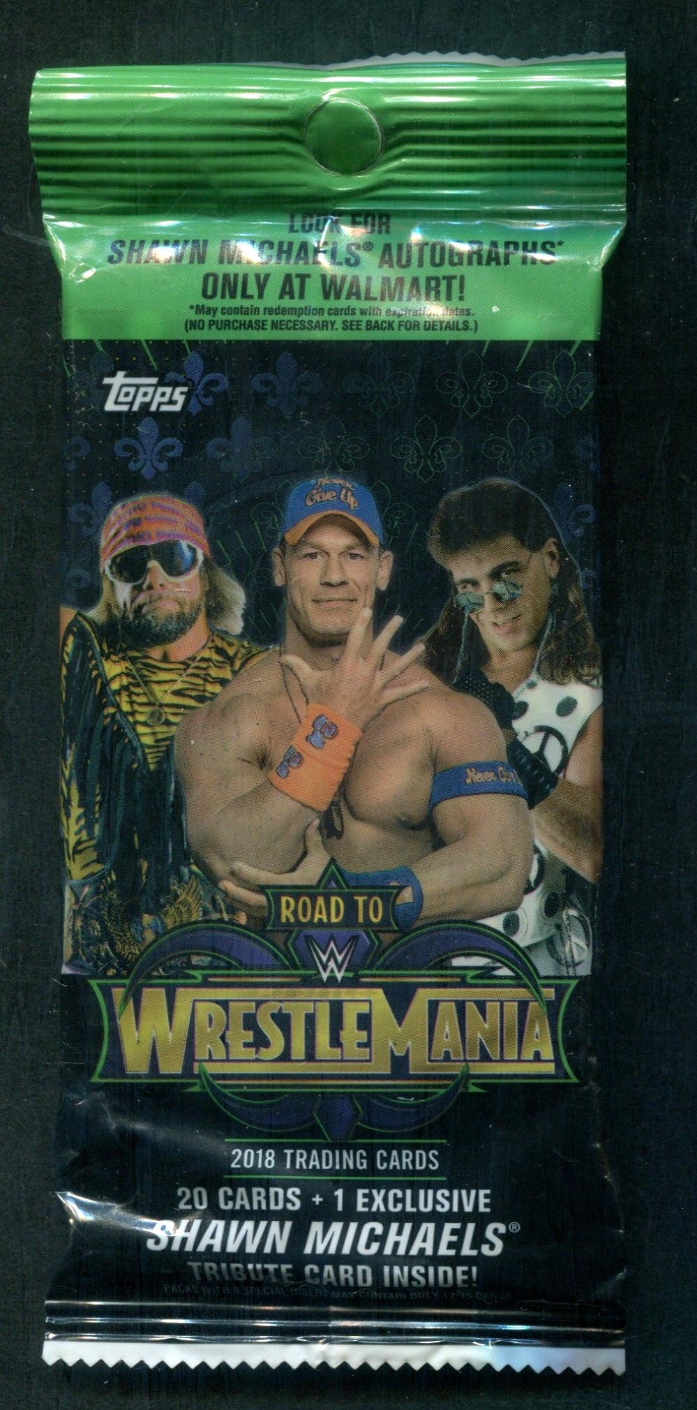 2018 Topps WWE Wrestling Road To WrestleMania Unopened Value Pack (20 + 1)
