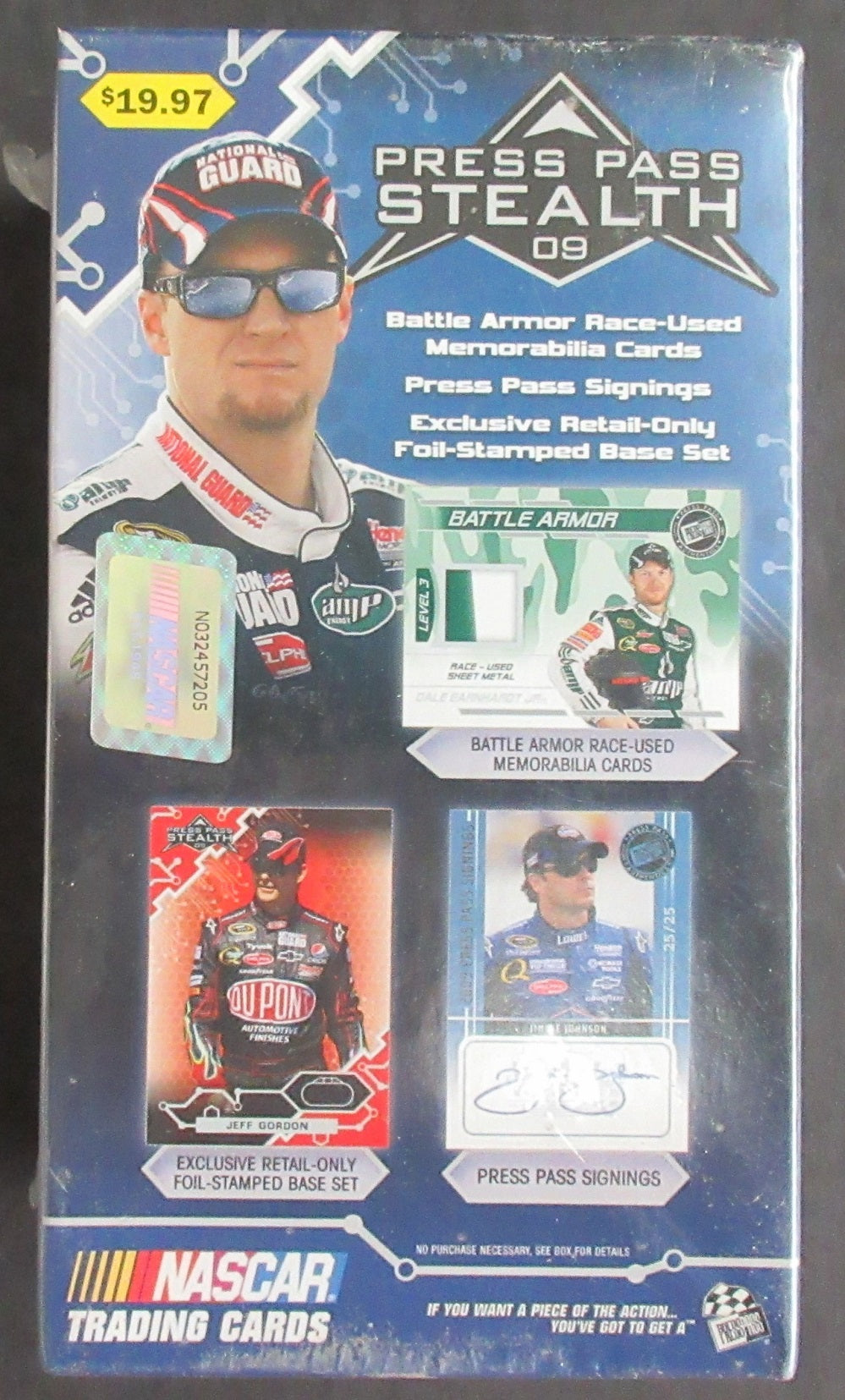 2009 Press Pass Stealth Racing Unopened Blaster Box (8/5)