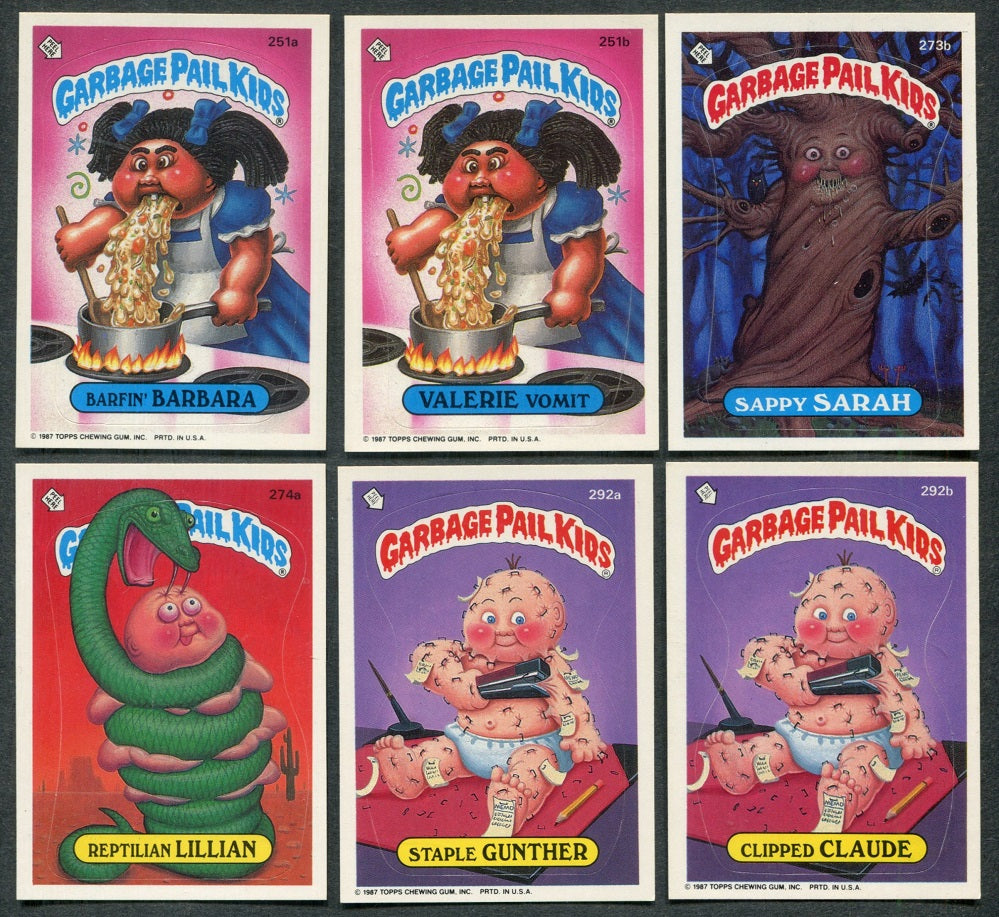 1987 Topps Garbage Pail Kids Series 7 Complete Set NM/MT (82)