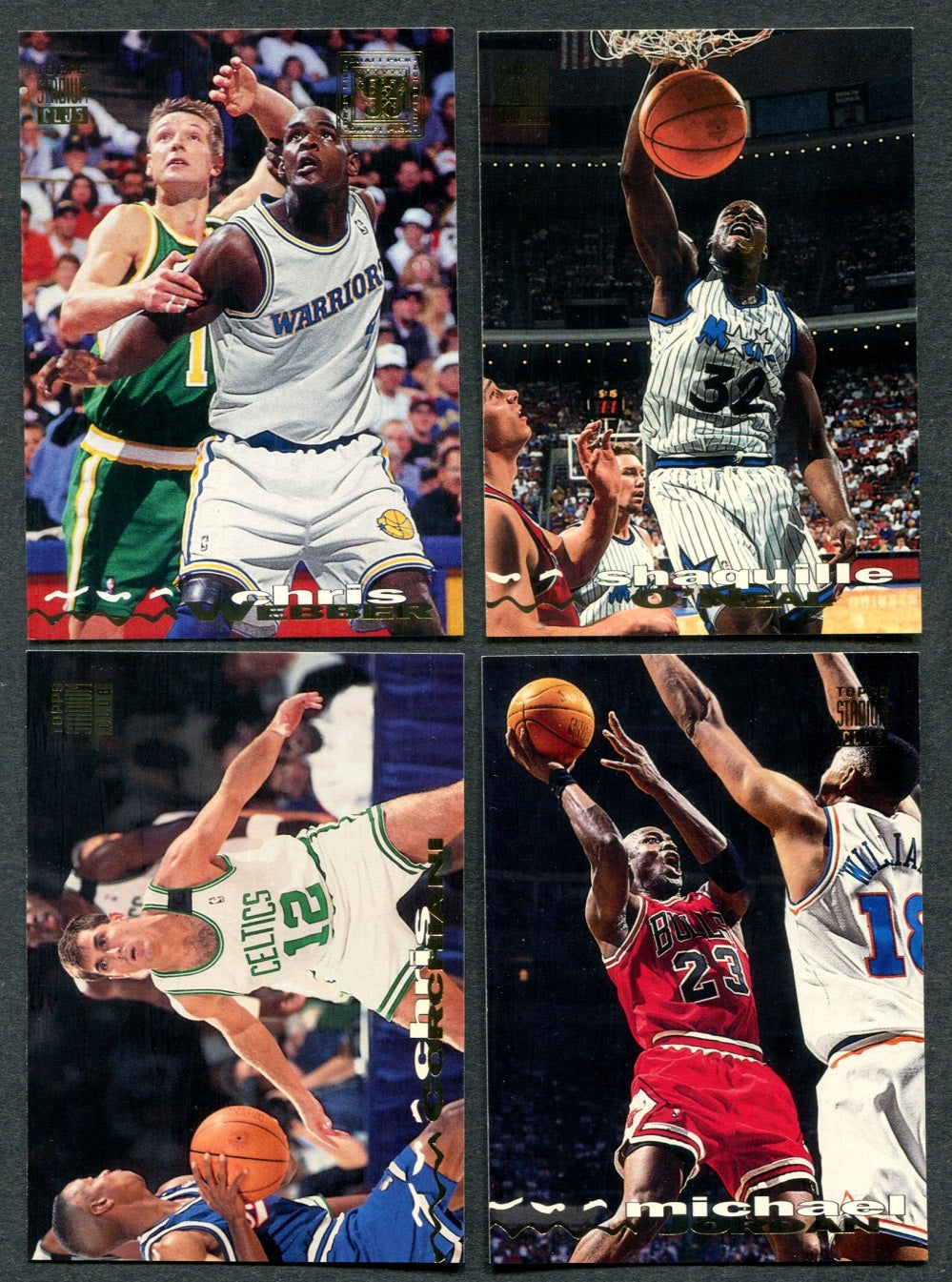 1993/94 Topps Stadium Club Basketball Complete Set (360)